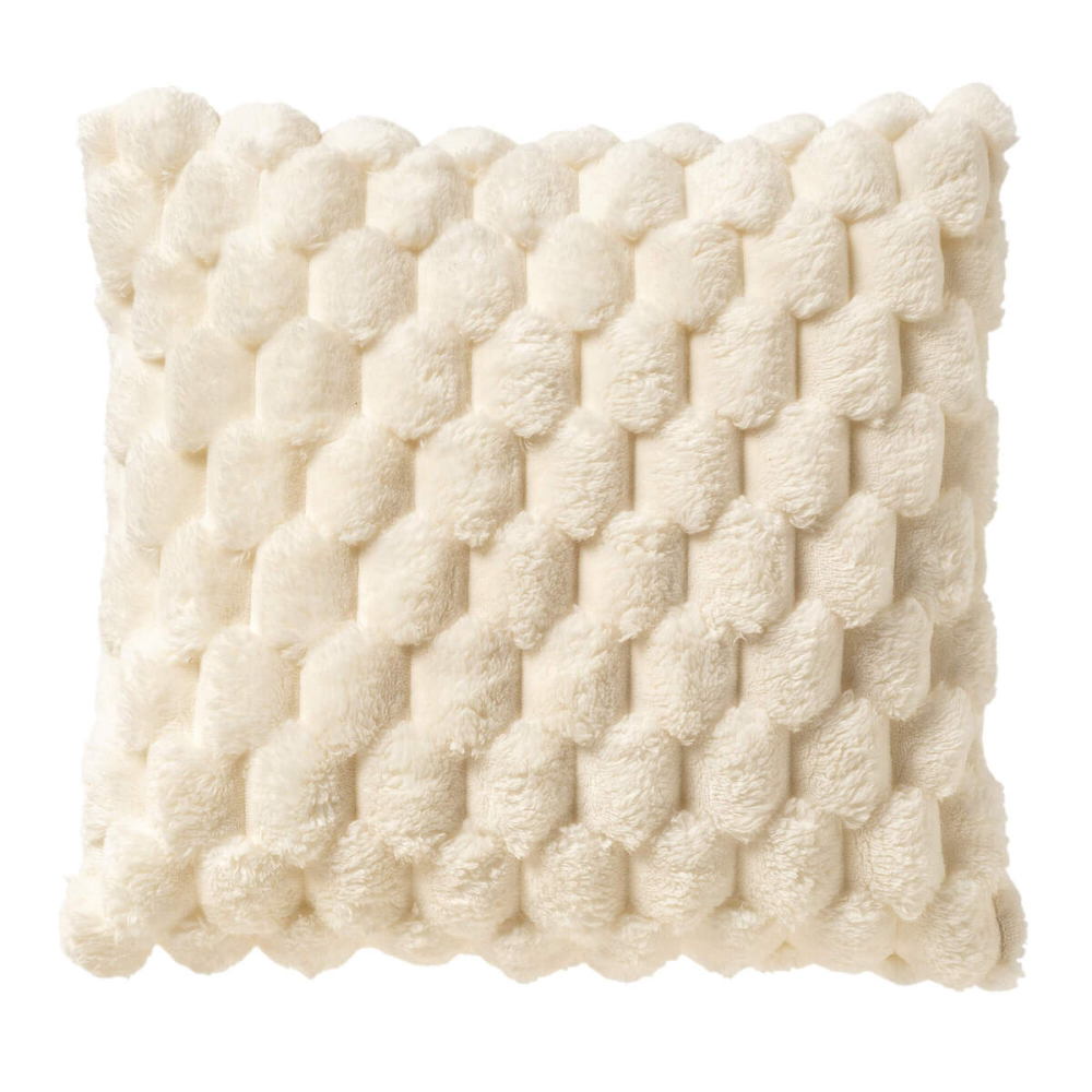 Dutch Decor Kissenhülle 'Viva' 45 x 45 cm Snow White - Weiß